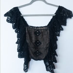 Jen’s Pirate Booty - Sample Sale Lace Crop Top